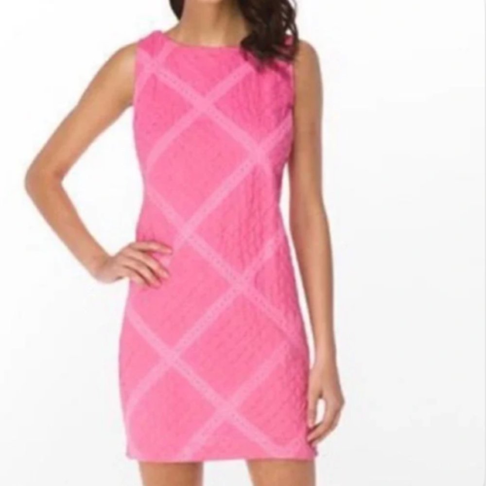 Lilly Pulitzer Sunshine Dres In Hotty Pink sz0